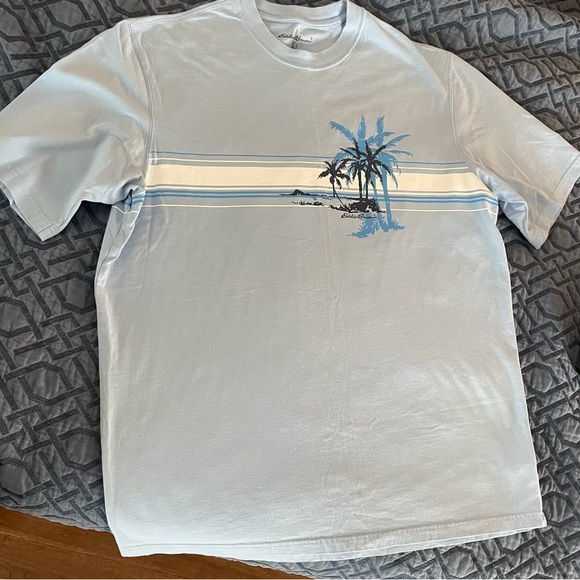 Eddie Bauer Shirts Eddie Bauer Mens Tropical Tshirt L Tall Poshmark